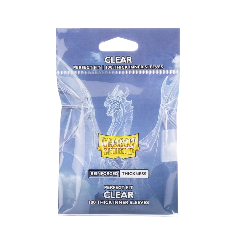Dragon Shield Perfect Fit - Thick Inner Sleeves - Clear - 100 Stück